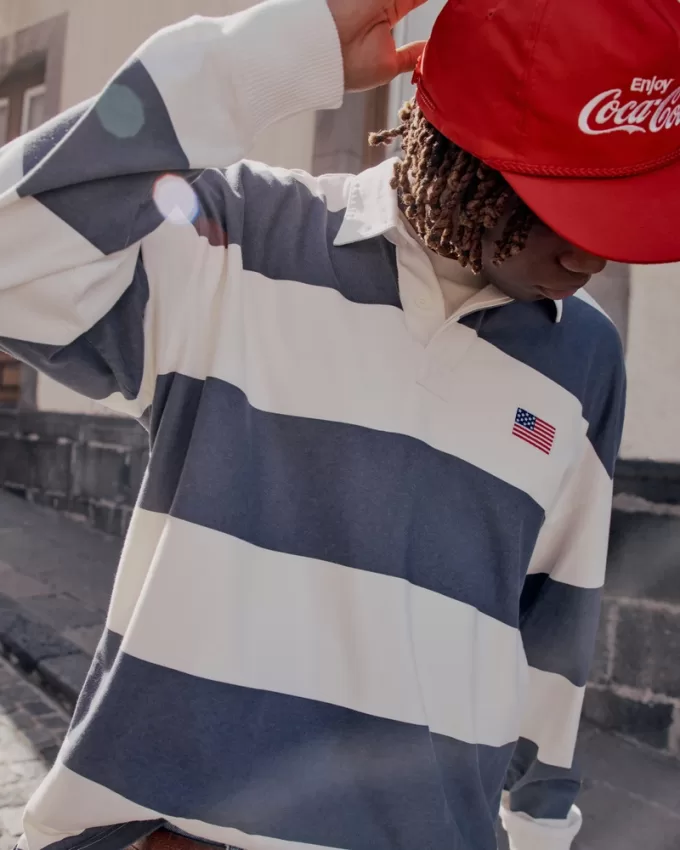 Boxy Heavyweight Rugby Polo,Boxy Heavyweight Rugby Polo