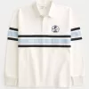 Boxy Heavyweight Shelby Graphic Rugby Polo,Boxy Heavyweight Shelby Graphic Rugby Polo