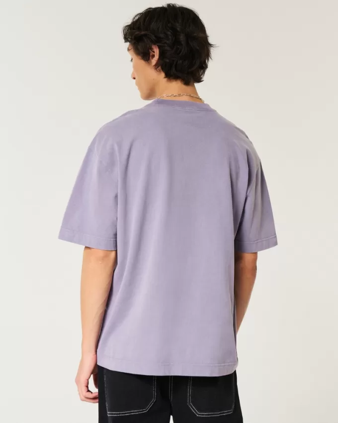 Boxy Heavyweight Tom and Jerry Graphic Tee,Boxy Heavyweight Tom and Jerry Graphic Tee