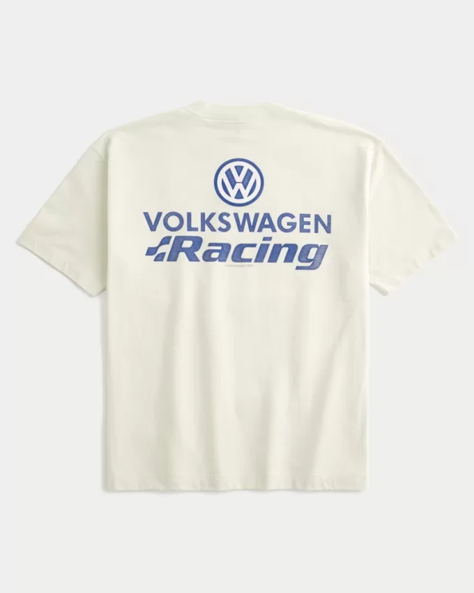 Boxy Heavyweight Volkswagen Racing Graphic Tee,Boxy Heavyweight Volkswagen Racing Graphic Tee
