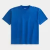 Boxy Heavyweight Washed Cotton Crew T-Shirt,Boxy Heavyweight Washed Cotton Crew T-Shirt