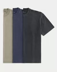 Boxy Heavyweight Washed Crew T-Shirt 3-Pack,Boxy Heavyweight Washed Crew T-Shirt 3-Pack
