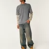 Boxy Heavyweight Washed Crew T-Shirt,Boxy Heavyweight Washed Crew T-Shirt
