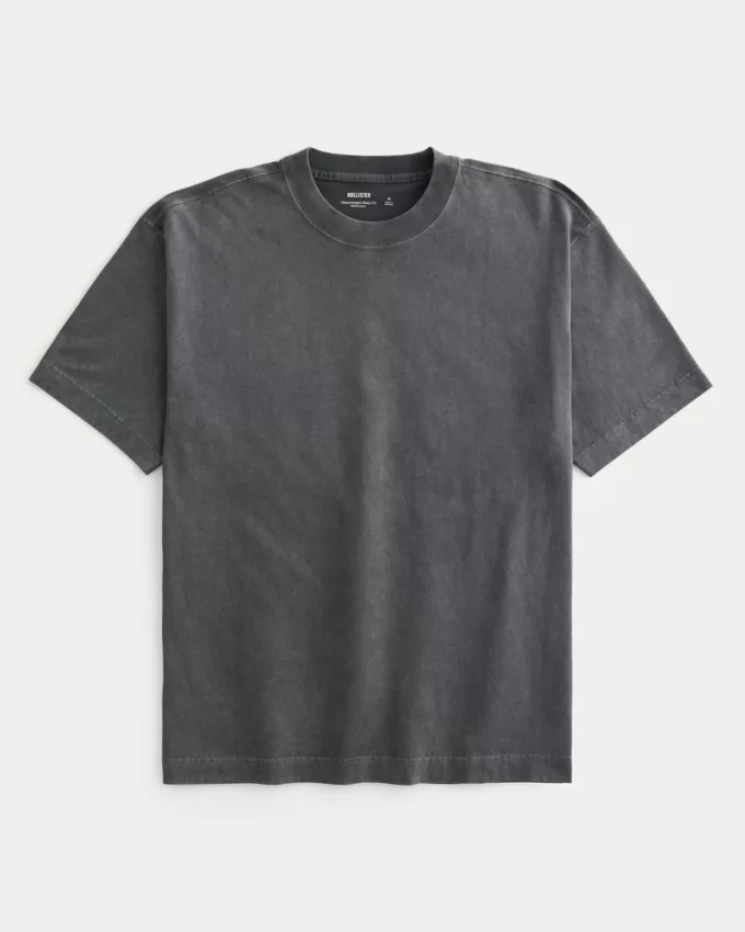 Boxy Heavyweight Washed Crew T-Shirt,Boxy Heavyweight Washed Crew T-Shirt