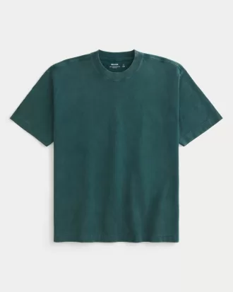 Boxy Heavyweight Washed Crew T-Shirt,Boxy Heavyweight Washed Crew T-Shirt