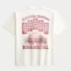 Boxy Indiana University Graphic Tee,Boxy Indiana University Graphic Tee