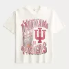 Boxy Indiana University Graphic Tee,Boxy Indiana University Graphic Tee