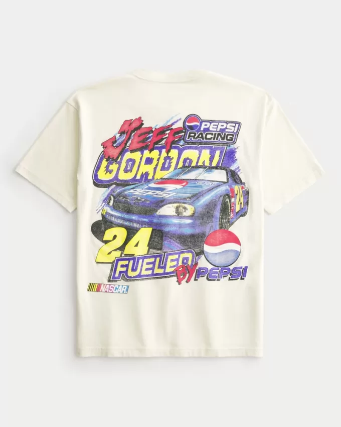 Boxy Jeff Gordon Pepsi Racing Graphic Tee,Boxy Jeff Gordon Pepsi Racing Graphic Tee