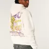 Boxy LSU Tigers Graphic Hoodie,Boxy LSU Tigers Graphic Hoodie