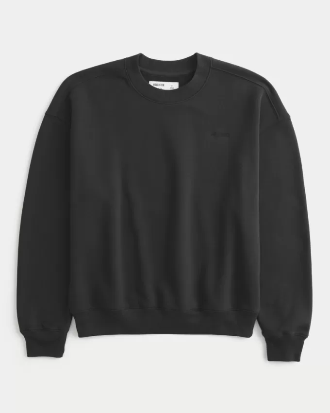 Boxy Logo Crew Sweatshirt,Boxy Logo Crew Sweatshirt