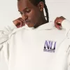 Boxy Northwestern University Wildcats Graphic Hoodie,Boxy Northwestern University Wildcats Graphic Hoodie