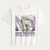 Boxy Northwestern University Wildcats Graphic Tee,Boxy Northwestern University Wildcats Graphic Tee