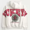 Boxy Ohio State Buckeyes Graphic Hoodie,Boxy Ohio State Buckeyes Graphic Hoodie