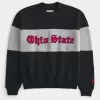 Boxy Ohio State Graphic Crew Sweatshirt,Boxy Ohio State Graphic Crew Sweatshirt