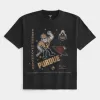 Boxy Purdue University Graphic Tee,Boxy Purdue University Graphic Tee