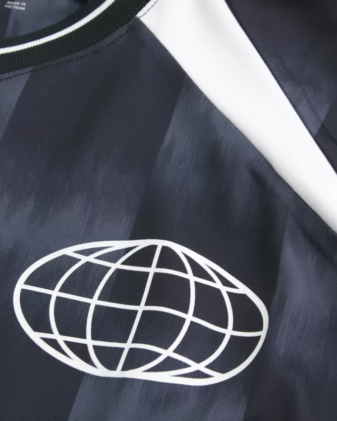 Boxy Santiago Graphic Soccer Jersey,Boxy Santiago Graphic Soccer Jersey