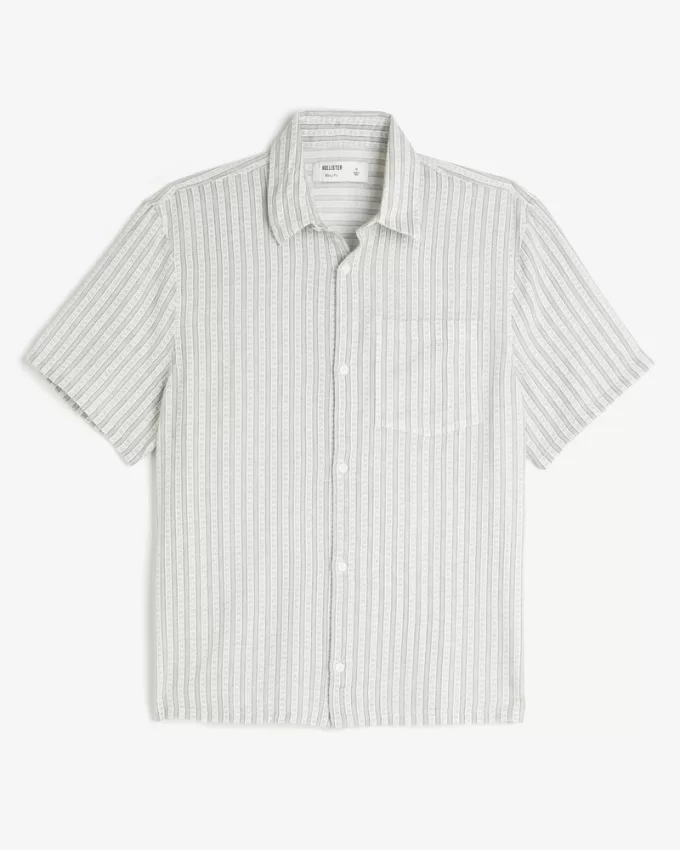 Boxy Short-Sleeve Shirt,Boxy Short-Sleeve Shirt