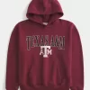 Boxy Texas A&M Graphic Hoodie,Boxy Texas A&M Graphic Hoodie