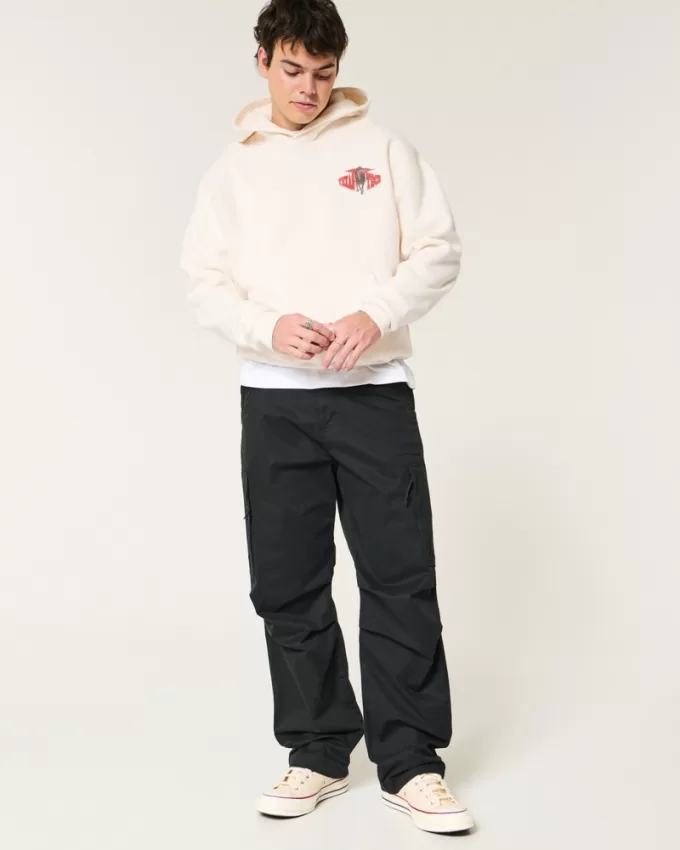 Boxy Texas Tech Graphic Hoodie,Boxy Texas Tech Graphic Hoodie