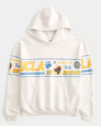 Boxy UCLA Graphic Hoodie,Boxy UCLA Graphic Hoodie
