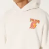 Boxy USC Trojans Graphic Hoodie,Boxy USC Trojans Graphic Hoodie
