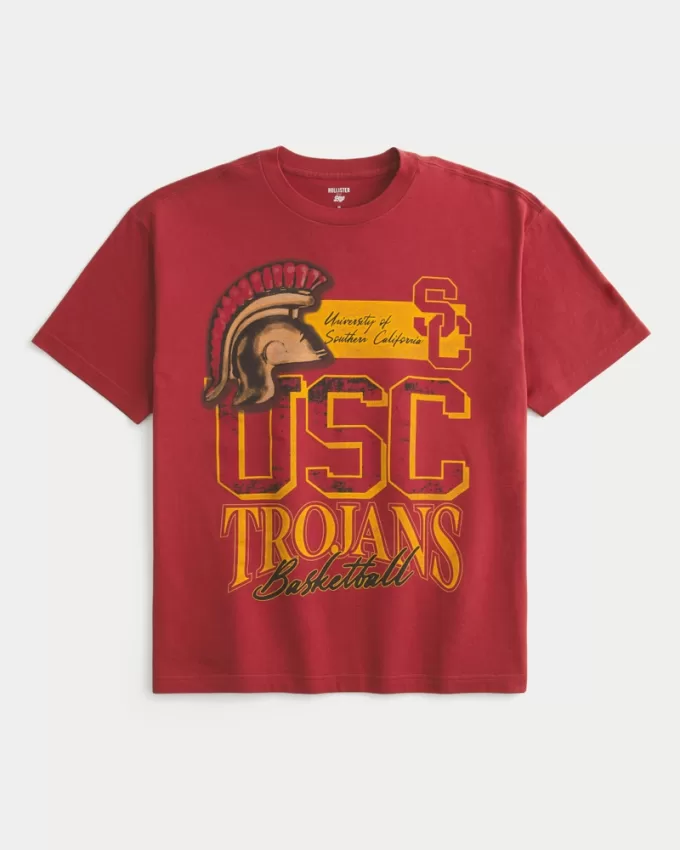 Boxy USC Trojans Graphic Tee,Boxy USC Trojans Graphic Tee