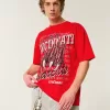 Boxy University of Cincinnati Bearcats Graphic Tee,Boxy University of Cincinnati Bearcats Graphic Tee