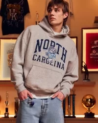 Boxy University of North Carolina Graphic Hoodie,Boxy University of North Carolina Graphic Hoodie