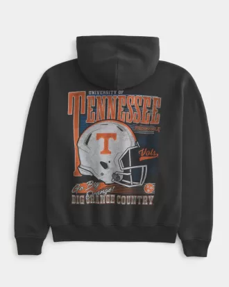 Boxy University of Tennessee Vols Graphic Hoodie,Boxy University of Tennessee Vols Graphic Hoodie