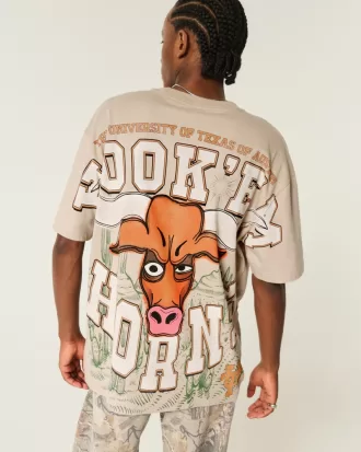 Boxy University of Texas Graphic Tee,Boxy University of Texas Graphic Tee