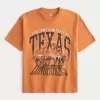 Boxy University of Texas Longhorns Graphic Tee,Boxy University of Texas Longhorns Graphic Tee