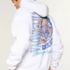Boxy Villanova University Wildcats Graphic Hoodie,Boxy Villanova University Wildcats Graphic Hoodie