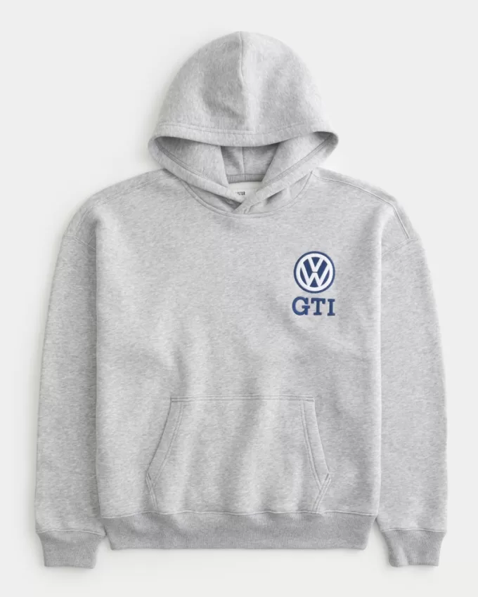 Boxy Volkswagen GTI Graphic Hoodie,Boxy Volkswagen GTI Graphic Hoodie