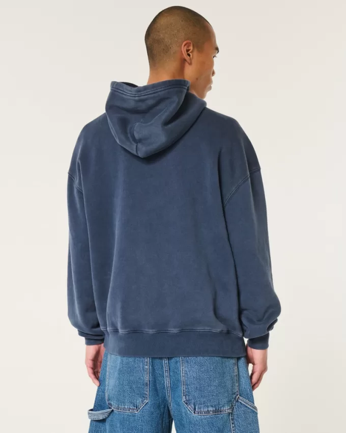 Boxy Washed Hoodie,Boxy Washed Hoodie