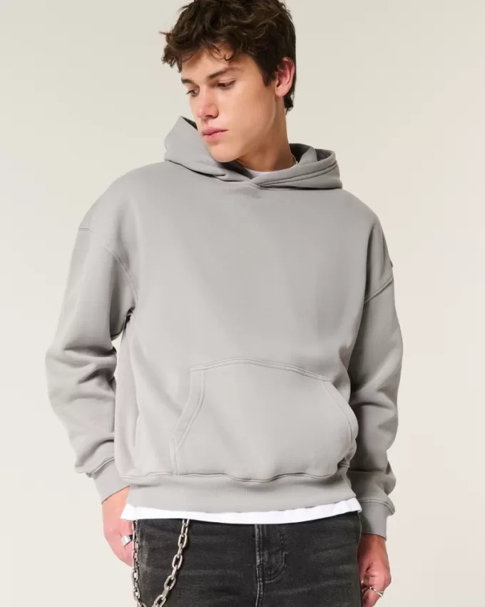 Boxy Washed Hoodie,Boxy Washed Hoodie