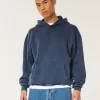 Boxy Washed Hoodie,Boxy Washed Hoodie