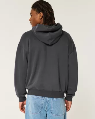 Boxy Zip-Up Hoodie,Boxy Zip-Up Hoodie