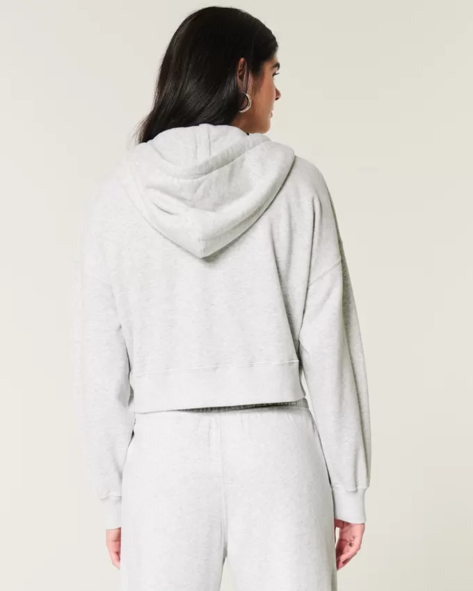 Boxy Zip-Up Hoodie,Boxy Zip-Up Hoodie