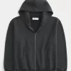 Boxy Zip-Up Hoodie,Boxy Zip-Up Hoodie