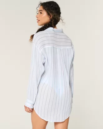 Button-Through Shirt Dress,Button-Through Shirt Dress