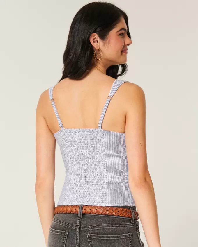 Button-Through Top,Button-Through Top