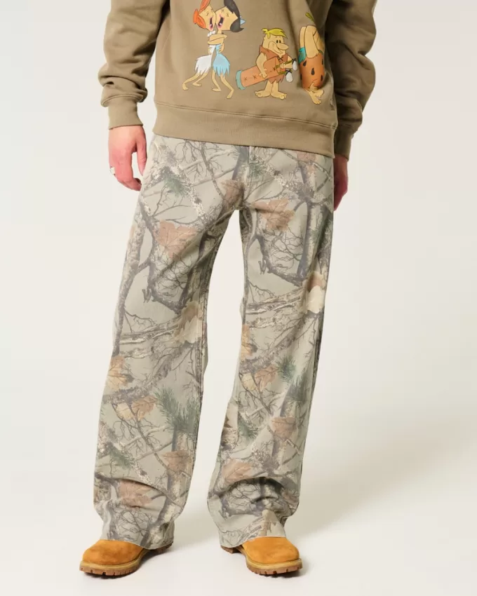 Camo Super Baggy Jeans,Camo Super Baggy Jeans