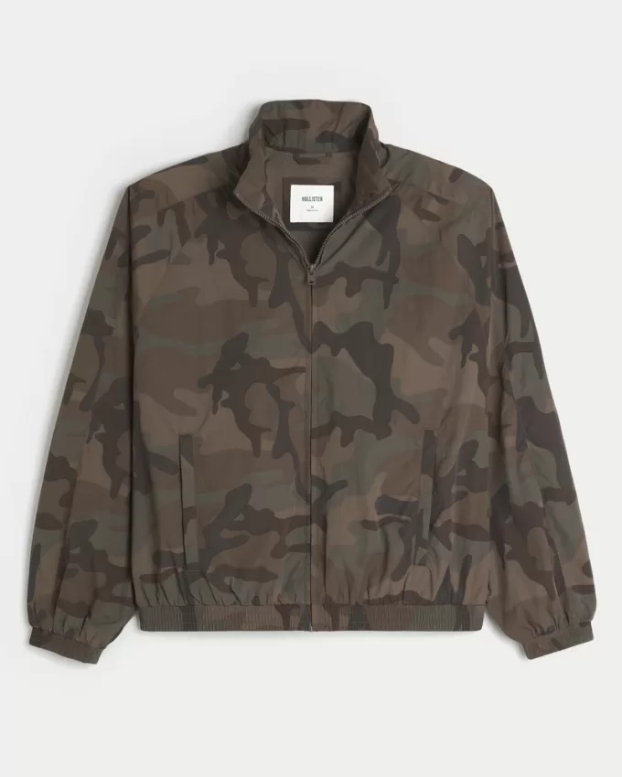 Camo Windbreaker Jacket,Camo Windbreaker Jacket