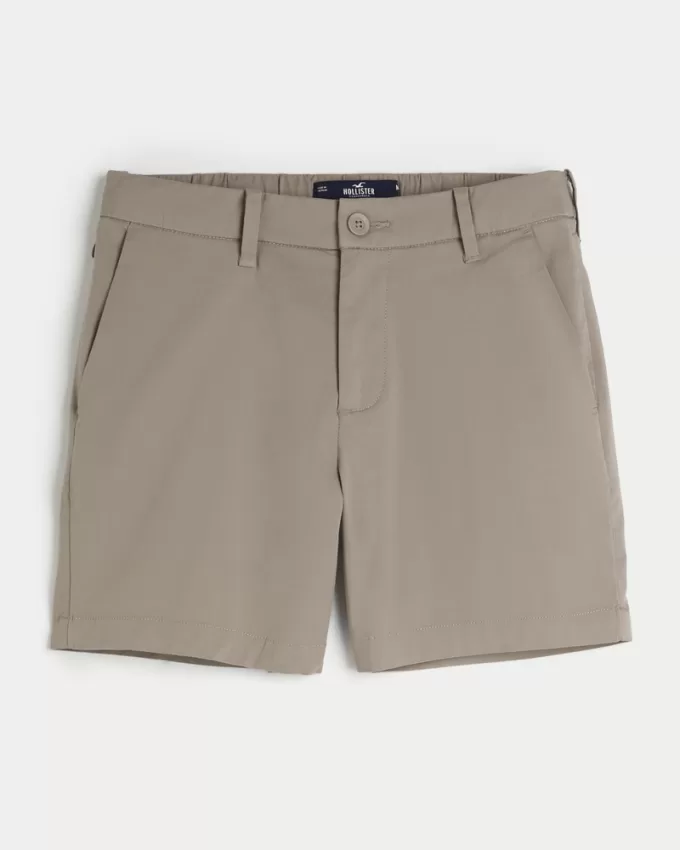 Cooling Flat-Front Shorts 7″,Cooling Flat-Front Shorts 7″