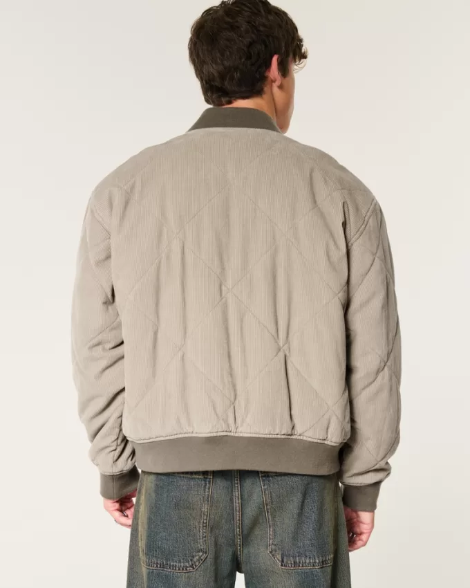 Corduroy Bomber Jacket,Corduroy Bomber Jacket