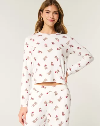 Cozy Long-Sleeve Pajama Shirt,Cozy Long-Sleeve Pajama Shirt