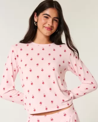 Cozy Long-Sleeve Pajama Shirt,Cozy Long-Sleeve Pajama Shirt