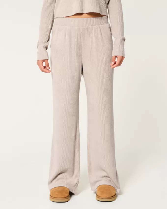 Cozy Ribbed Baggy Pants,Cozy Ribbed Baggy Pants