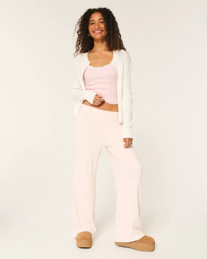 Cozy Ribbed Baggy Pants,Cozy Ribbed Baggy Pants