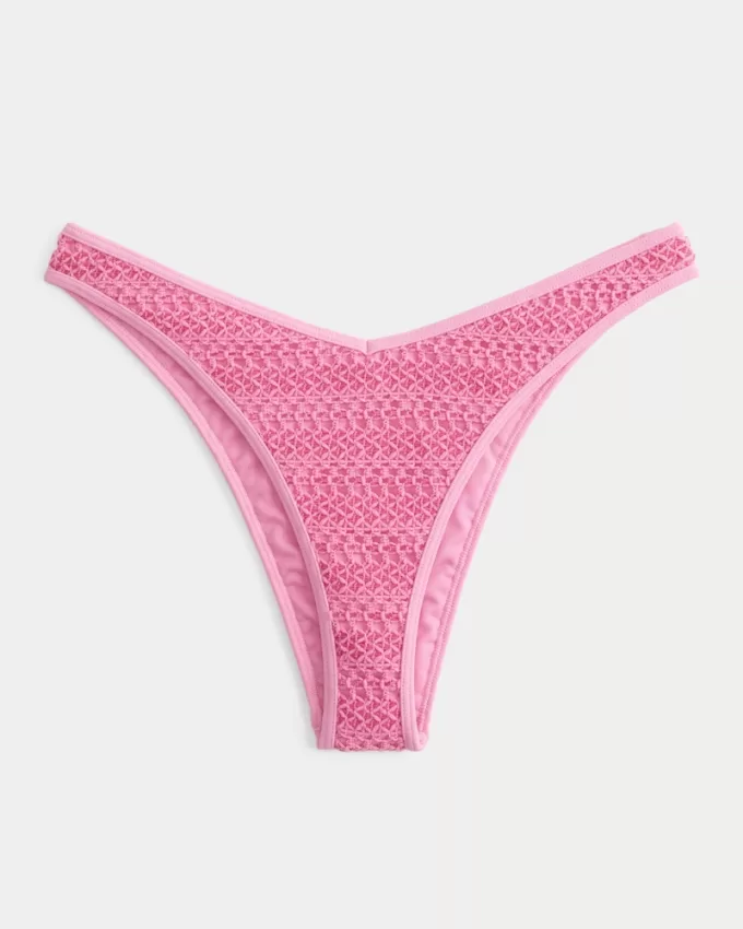 Crochet-Style Cheekiest Bikini Bottom,Crochet-Style Cheekiest Bikini Bottom